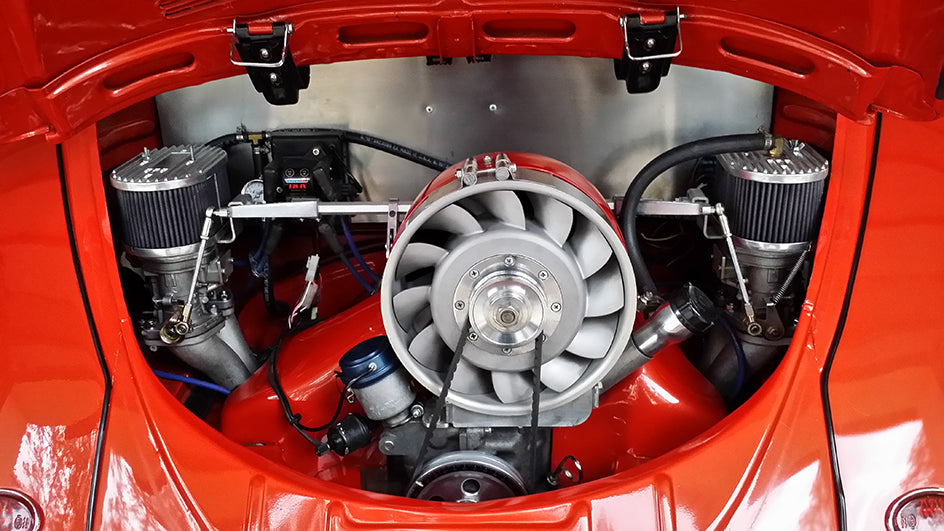 High Flow Fan Kit for 356 Speedster, Coupe & Spyder Replicas -Bernie Bergmann Premium Cooling System