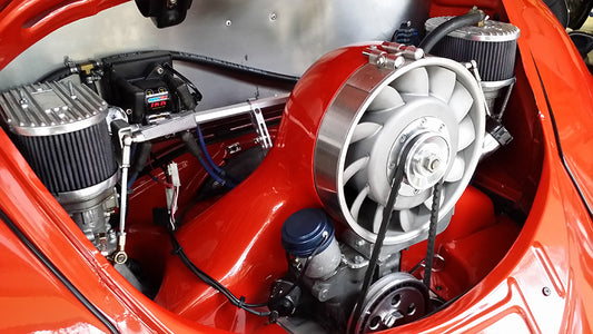 High Flow Fan Kit for 356 Speedster, Coupe & Spyder Replicas -Bernie Bergmann Premium Cooling System