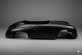 Load image into Gallery viewer, Black futuristic car body on a gray background
