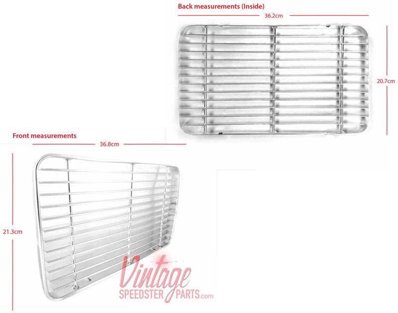 356 Curved engine grille