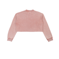 Load image into Gallery viewer, Snow Washed Raw Edge Cropped Sweatshirt

